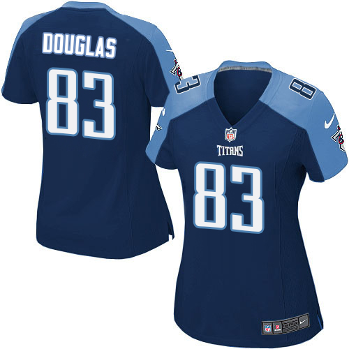 Women's Limited Harry Douglas Nike Jersey Navy Blue Alternate - #83 NFL Tennessee Titans